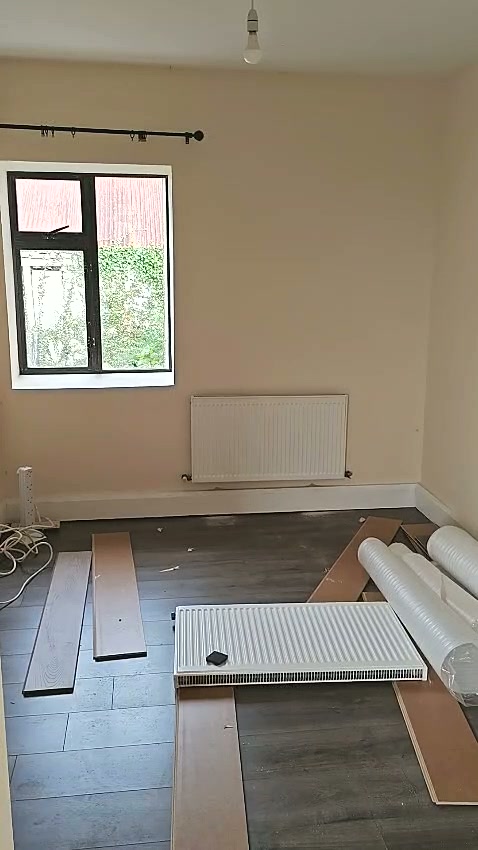 Bedroom walls, ready for paint